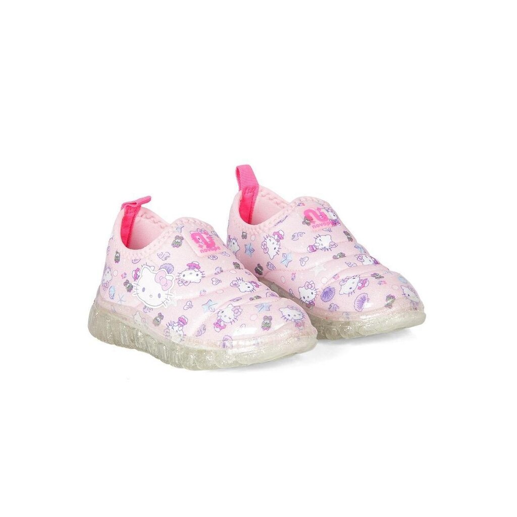 Tênis Infantil Novopé Hello Kitty Led 23/27 Rosa