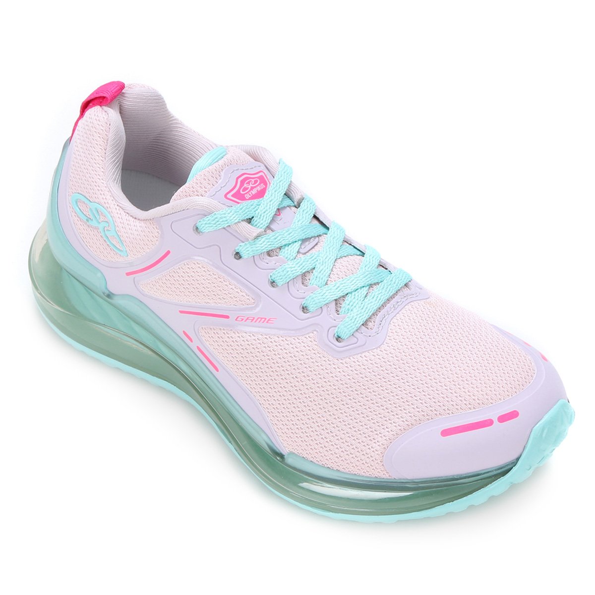 Tênis Infantil Olympikus Game 818 - Azul Piscina Menor preço em Tênis Infantil Olympikus Game 818 - Azul Piscina