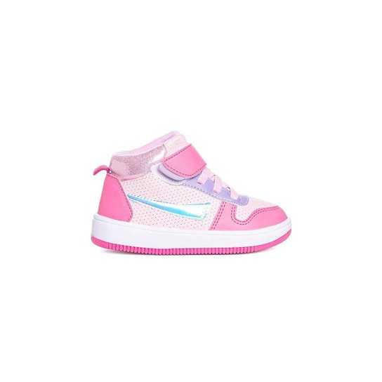 Tênis Infantil Ortopasso Babyoz Cano Alto 28/32 Rosa