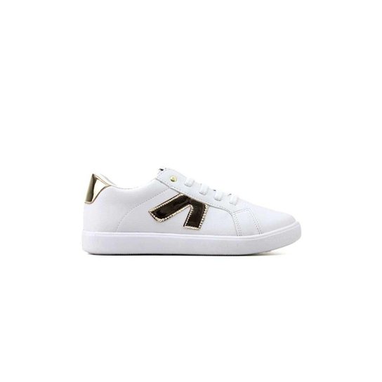 Tênis Infantil Ortopasso New Stars 97546 28/32 Branco/Ouro