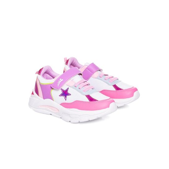 Tênis Infantil Ortopasso Wave Estrela 33/35 Branco