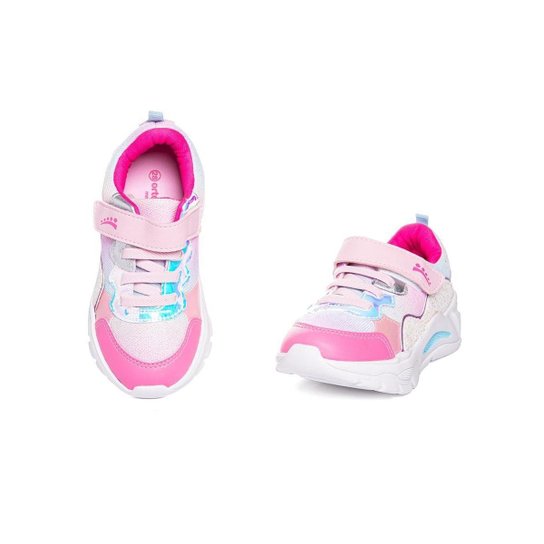 Tênis Infantil Ortopasso Wave Glitter 33/35 Pink