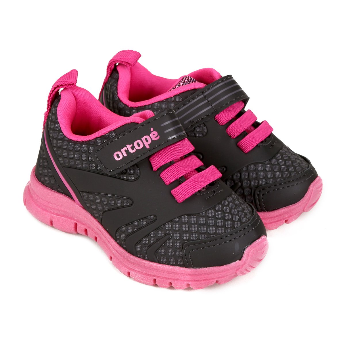 tenis ortope preto com velcro