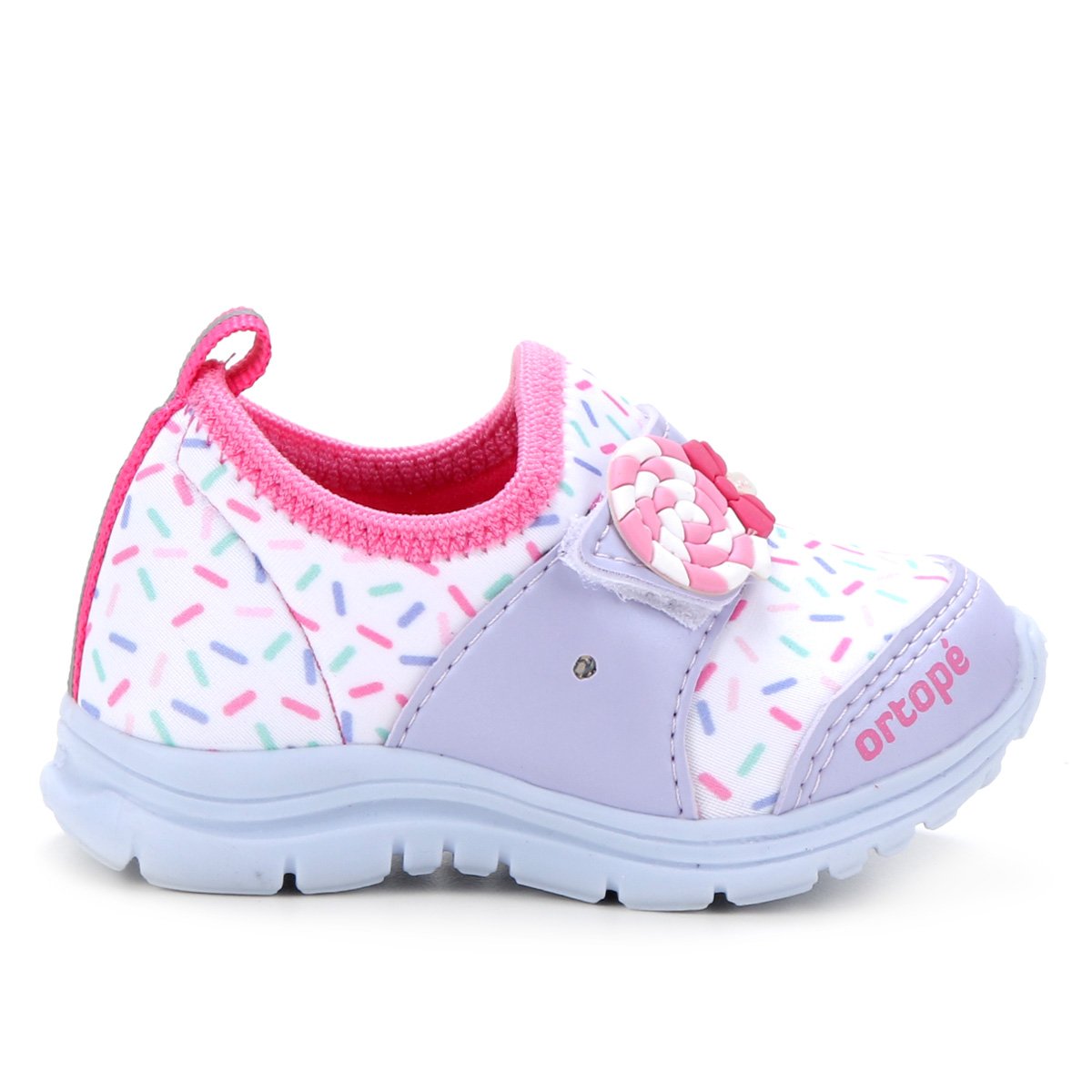 Tênis Infantil Ortopé DNA Light Feminino - Lilás+Rosa | Zattini