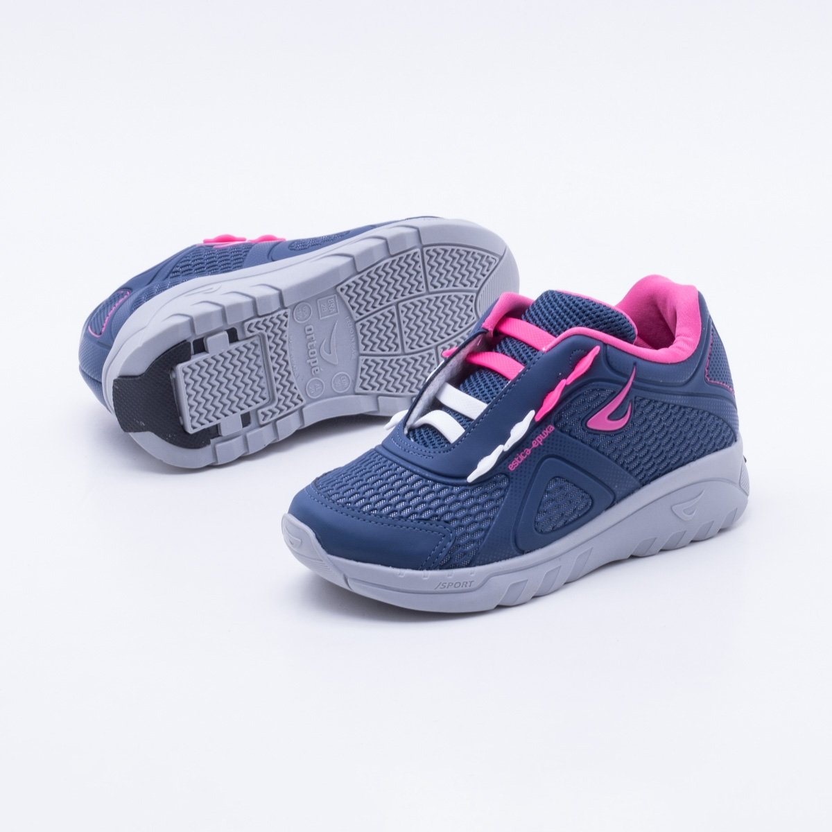 tenis infantil feminino ortope estica e puxa