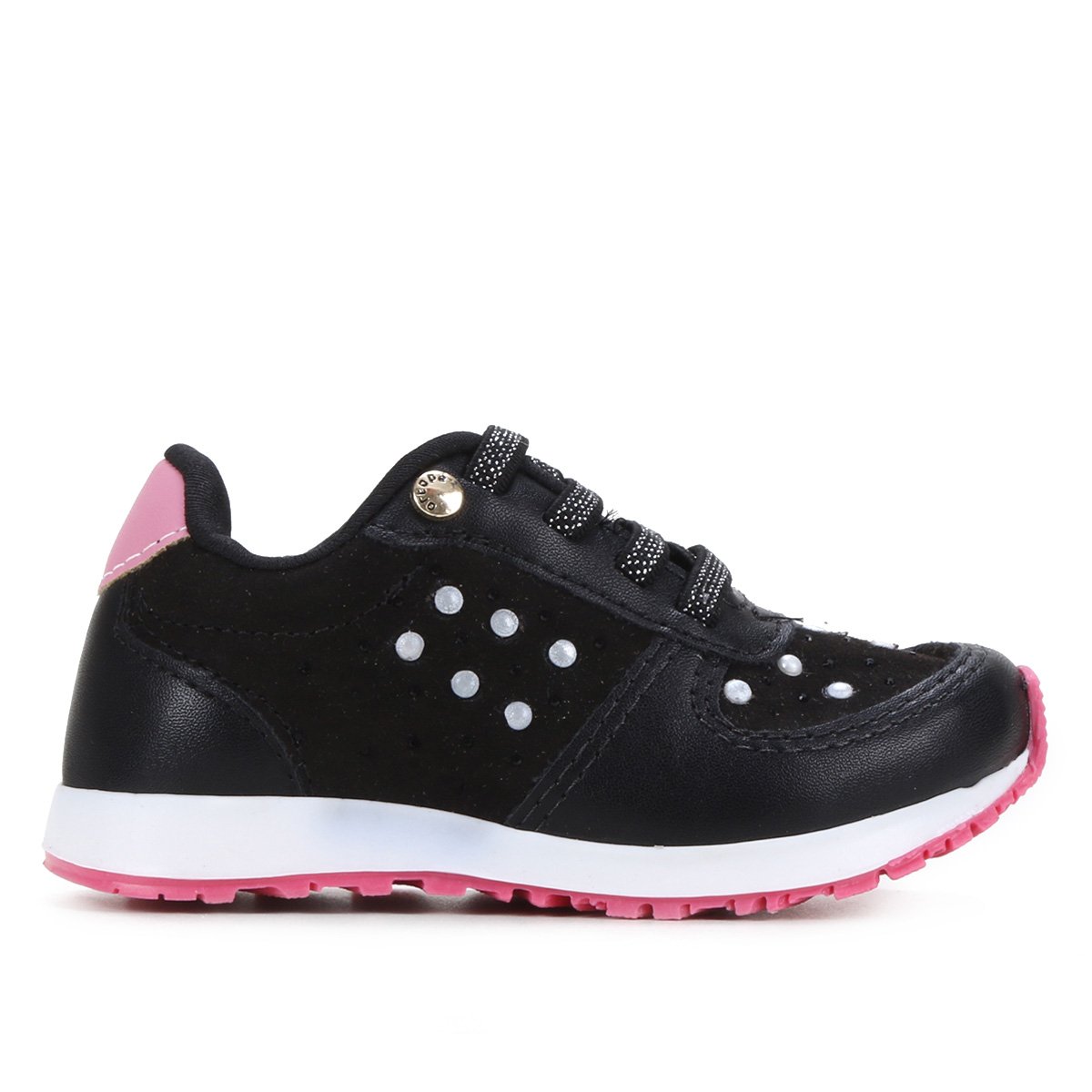 Tênis Infantil Ortopé Jogger Jr Feminino - Preto Menor preço em Tênis Infantil Ortopé Jogger Jr Feminino - Preto