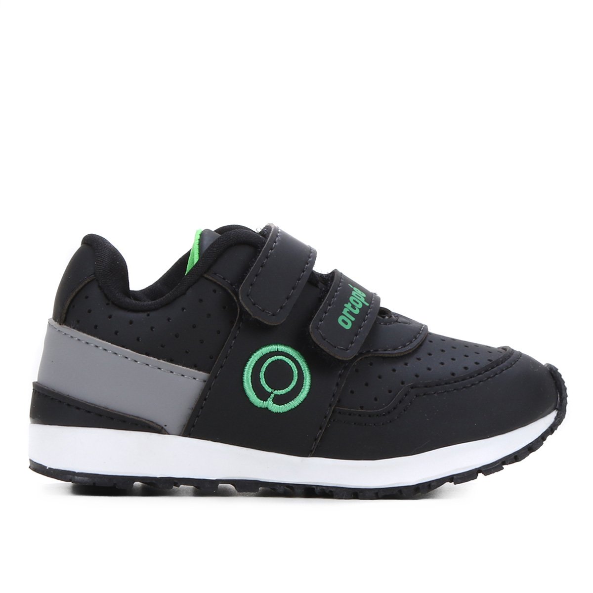 Tênis Infantil Ortopé Jogger Jr Masculino - Preto Menor preço em Tênis Infantil Ortopé Jogger Jr Masculino - Preto