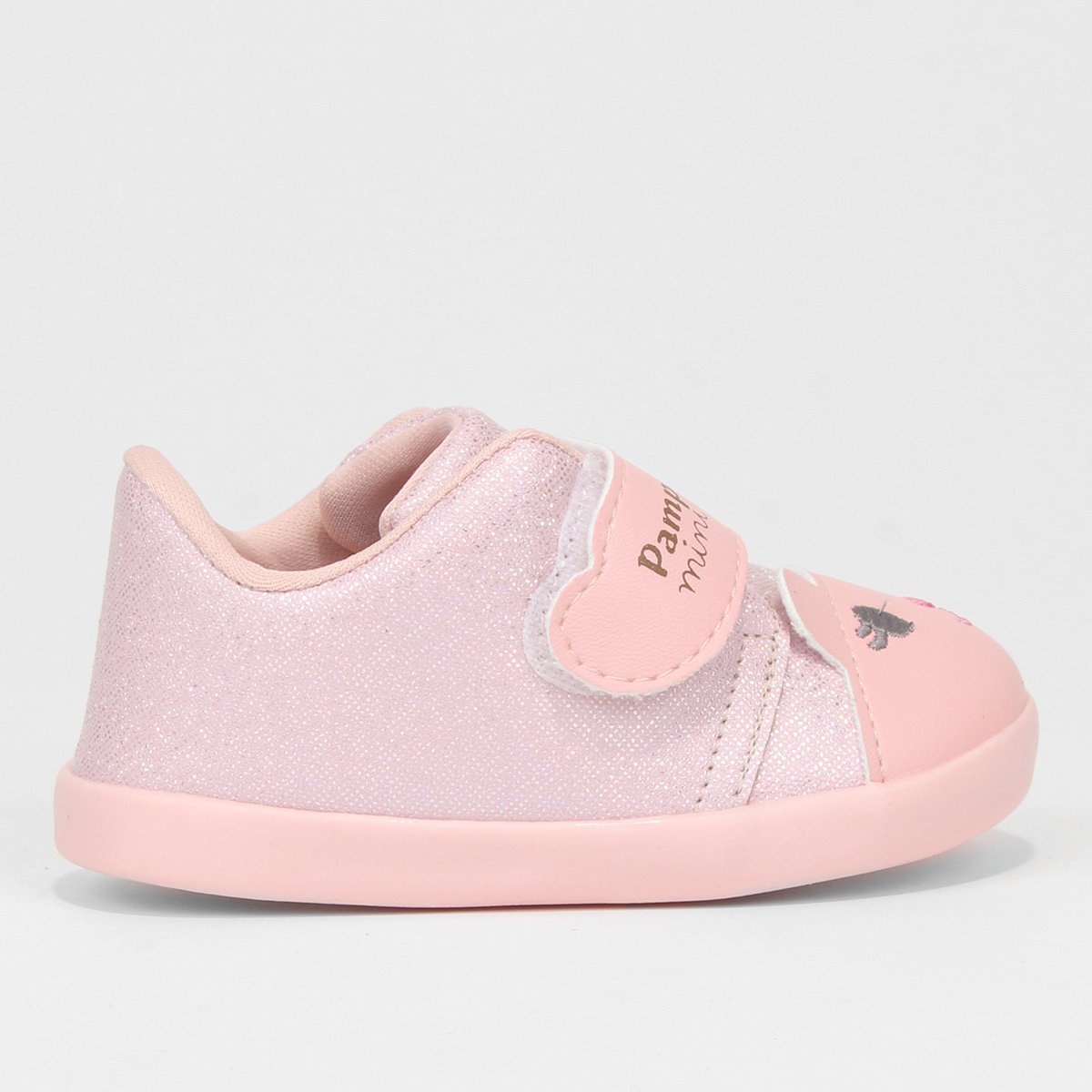 Tênis Infantil Pampili Mini Pom Pom Menina - Rosa Menor preço em Tênis Infantil Pampili Mini Pom Pom Menina - Rosa