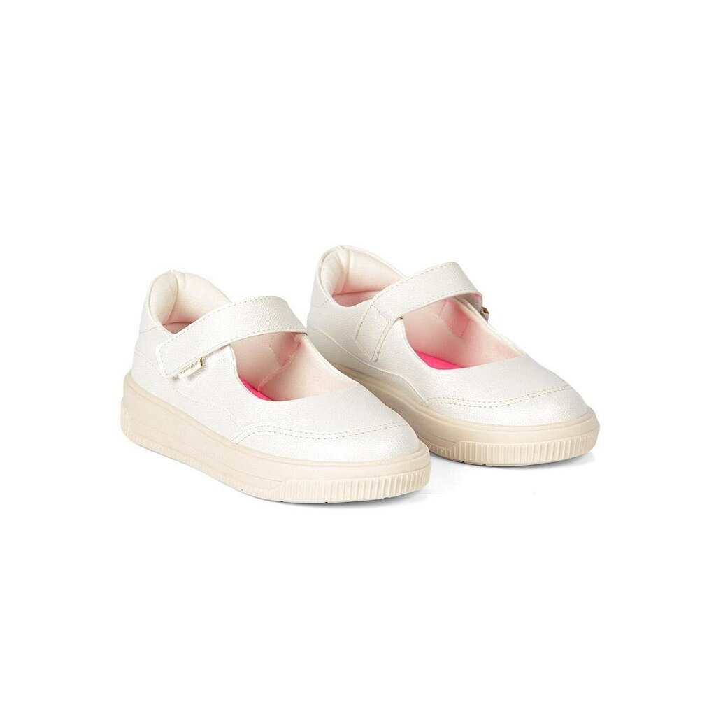 Tênis Infantil Pampili Up Mary Jane Off White