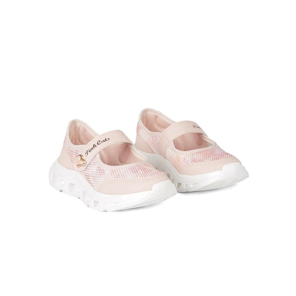Tênis Infantil Pink Cats Mary Jane Rosa Claro