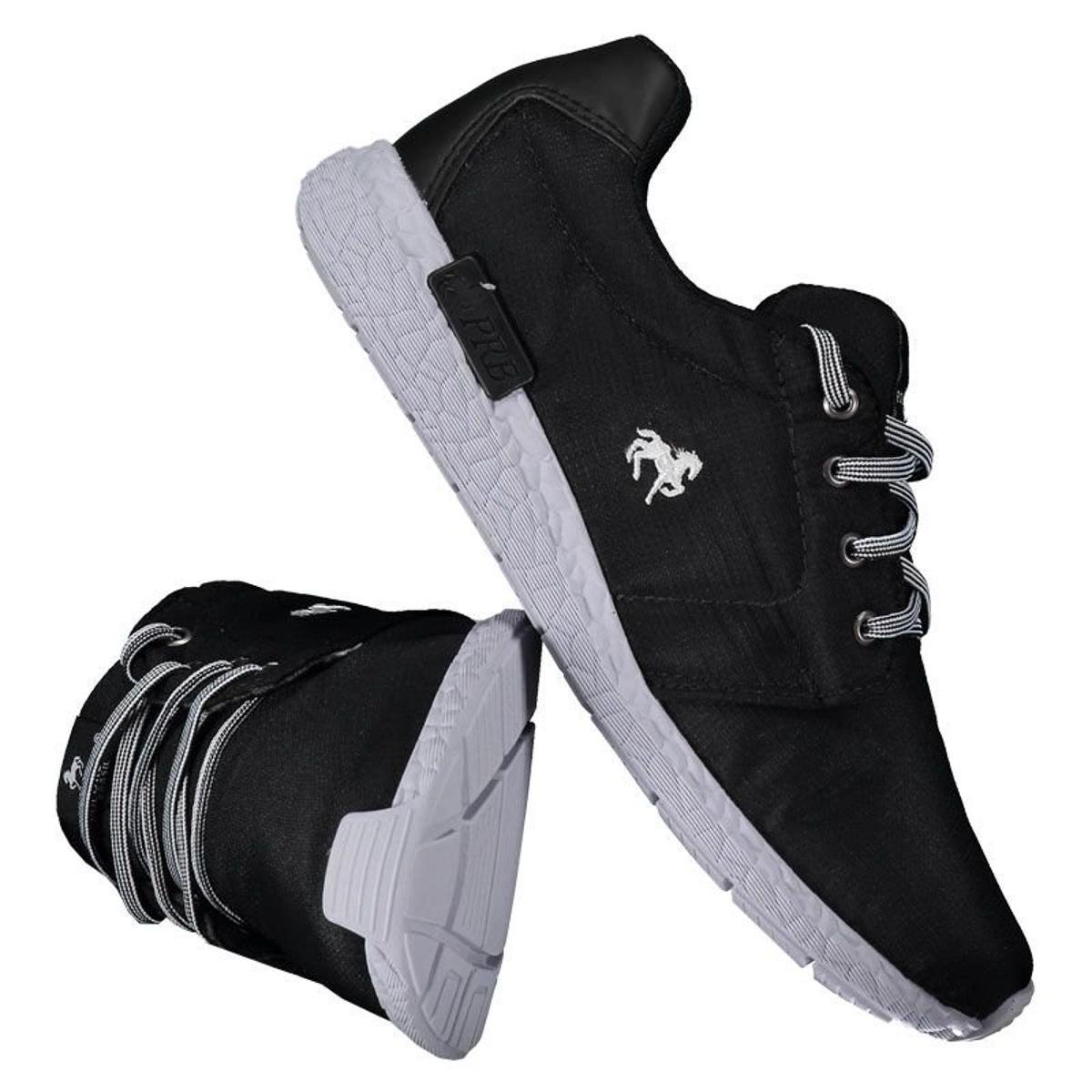 Tênis Infantil Polo Royal Jogging Soft Masculino - Preto | Zattini