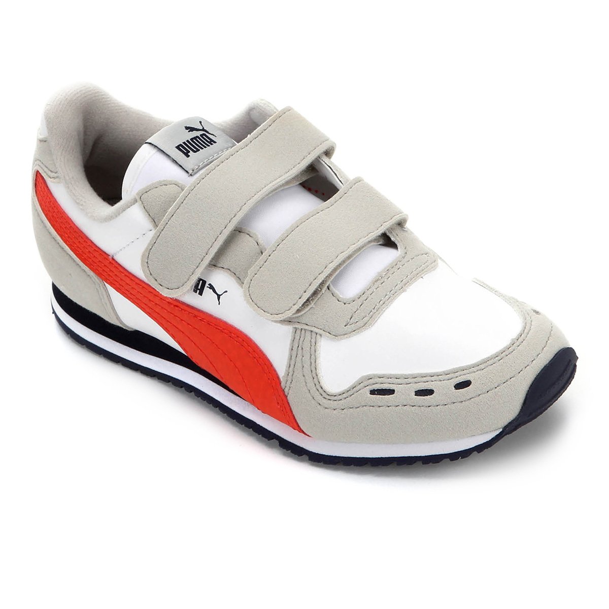 Tênis Infantil Puma Cabana Racer Sl V Ps - Branco+Cinza é ruim? Tênis Infantil Puma Cabana Racer Sl V Ps - Branco+Cinza é boa?