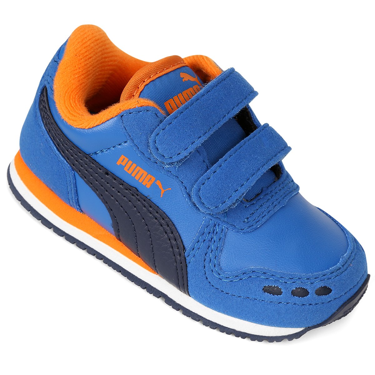 Tênis Infantil Puma Cabana Racer SL V - Azul+Laranja é ruim? Tênis Infantil Puma Cabana Racer SL V - Azul+Laranja é boa?