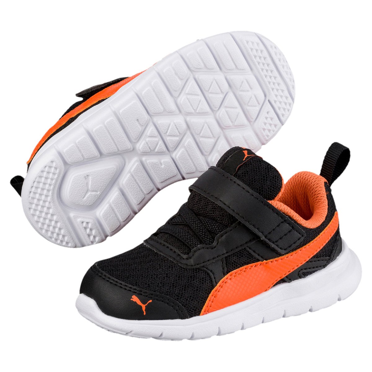 Tênis Infantil Puma Flex Essential V - Preto+Laranja é ruim? Tênis Infantil Puma Flex Essential V - Preto+Laranja é boa?