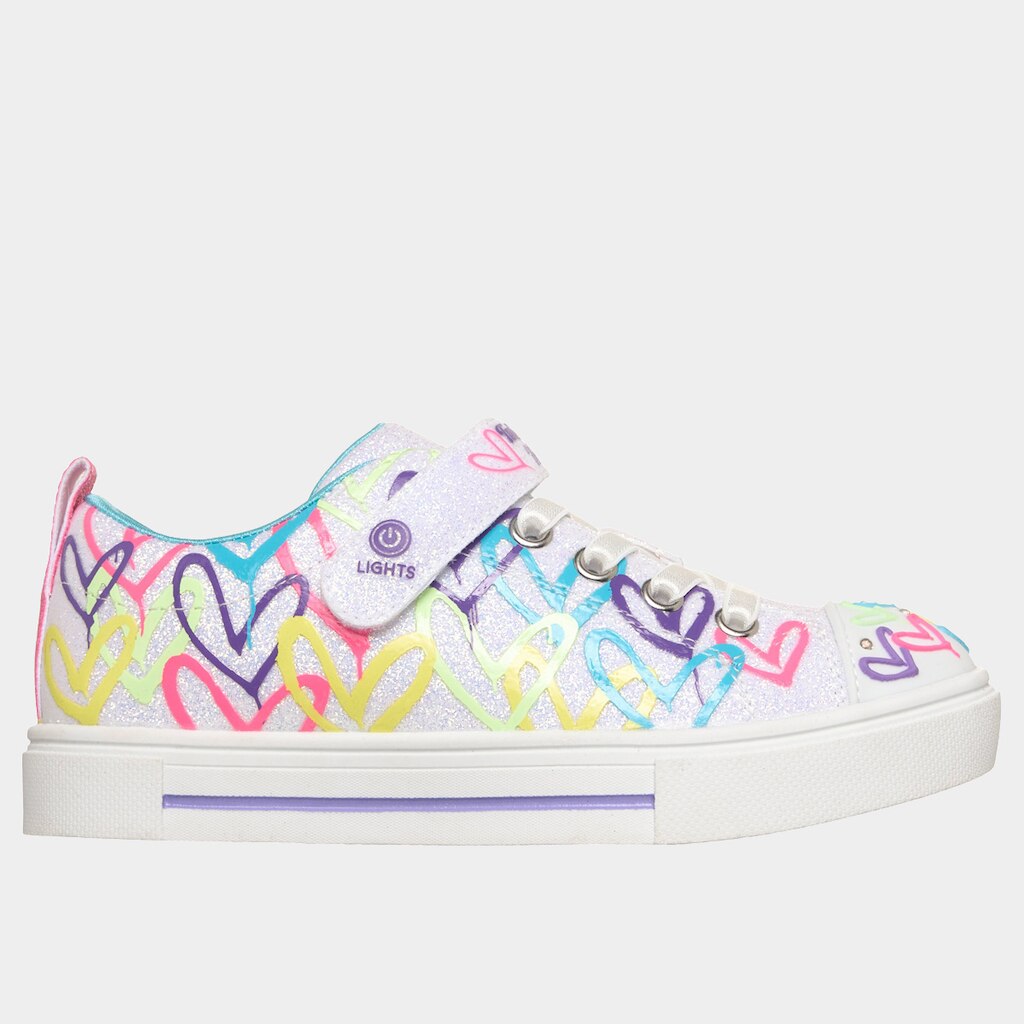Tênis Infantil Skechers Lights-Twinkle Sparks-Love Menina
