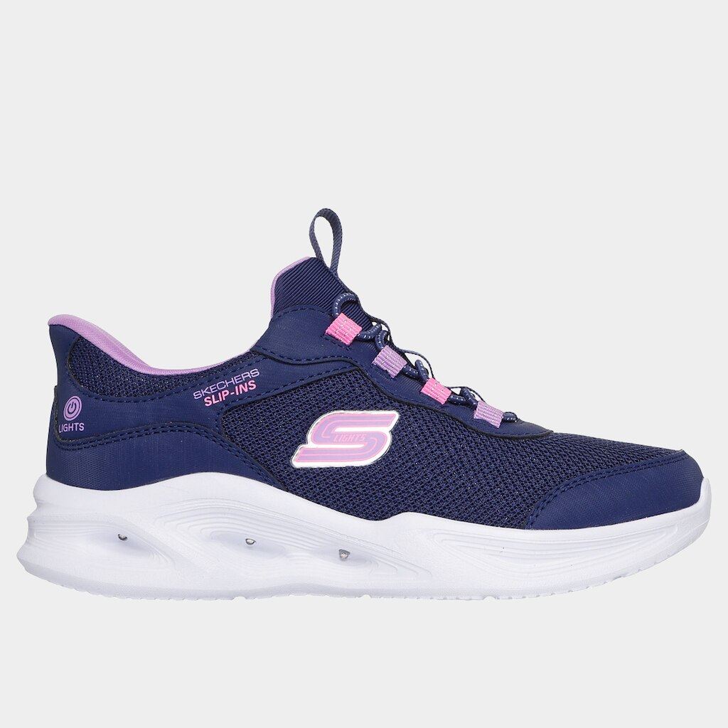Tênis Infantil Skechers Sola Glow-Neon Dash Menina