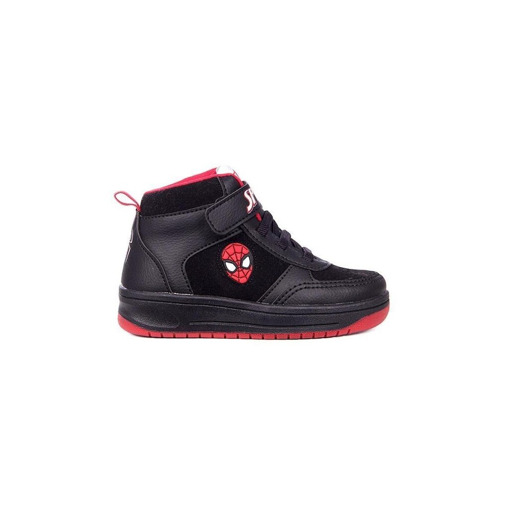 Tênis Infantil Spider Man Cano Alto Preto