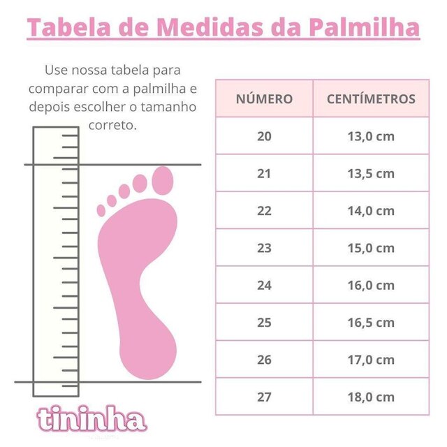 Tênis Infantil Tininha Menina Casual Moda