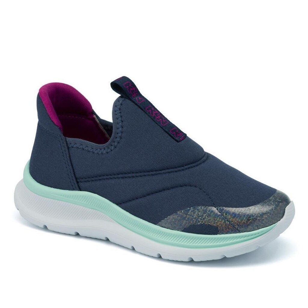 TÊNIS INFANTIL WAY 354 MENINA CHUMBO/AZUL E ACQUA/PINK