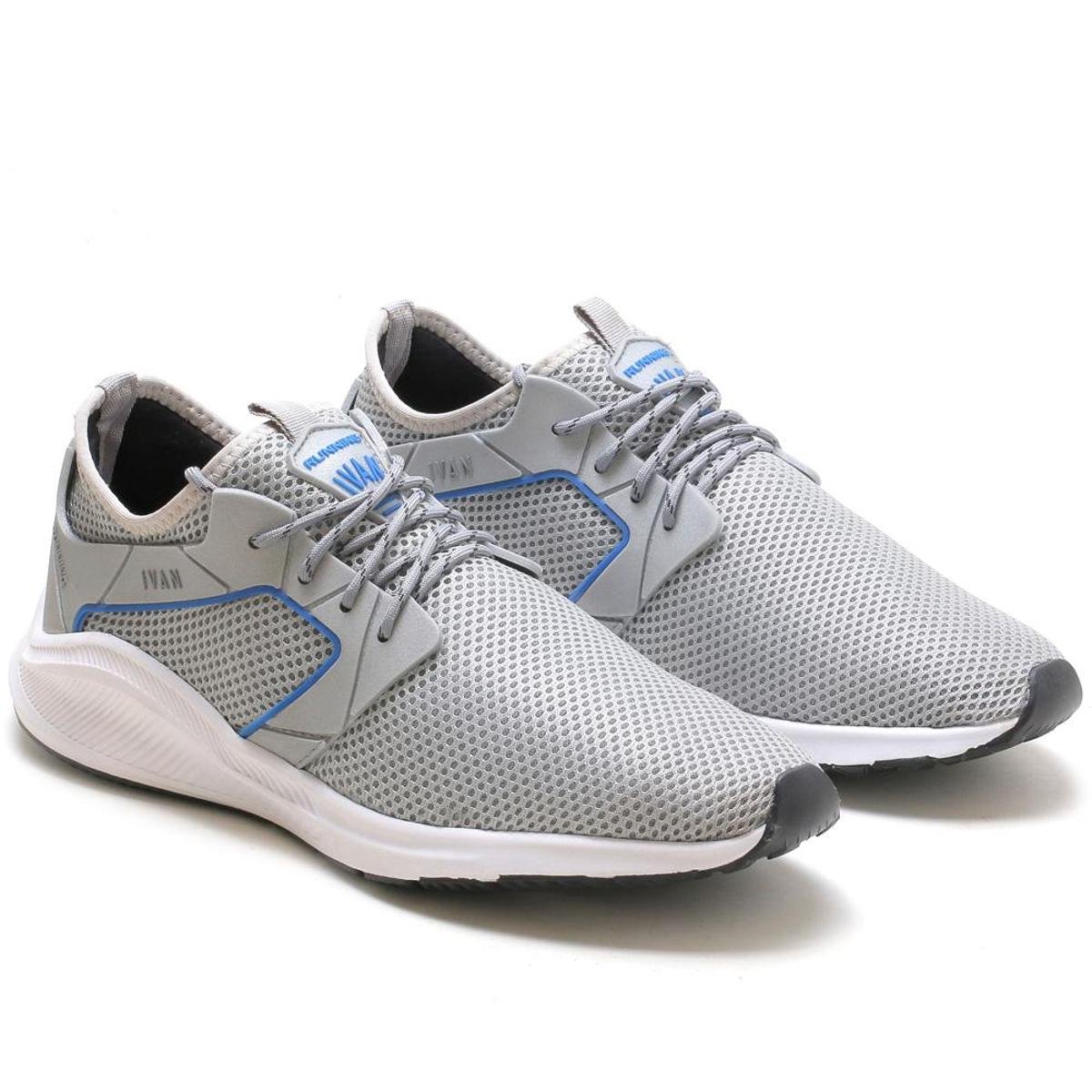 Tênis Ivan Running Technology Masculino Cinza Zattini