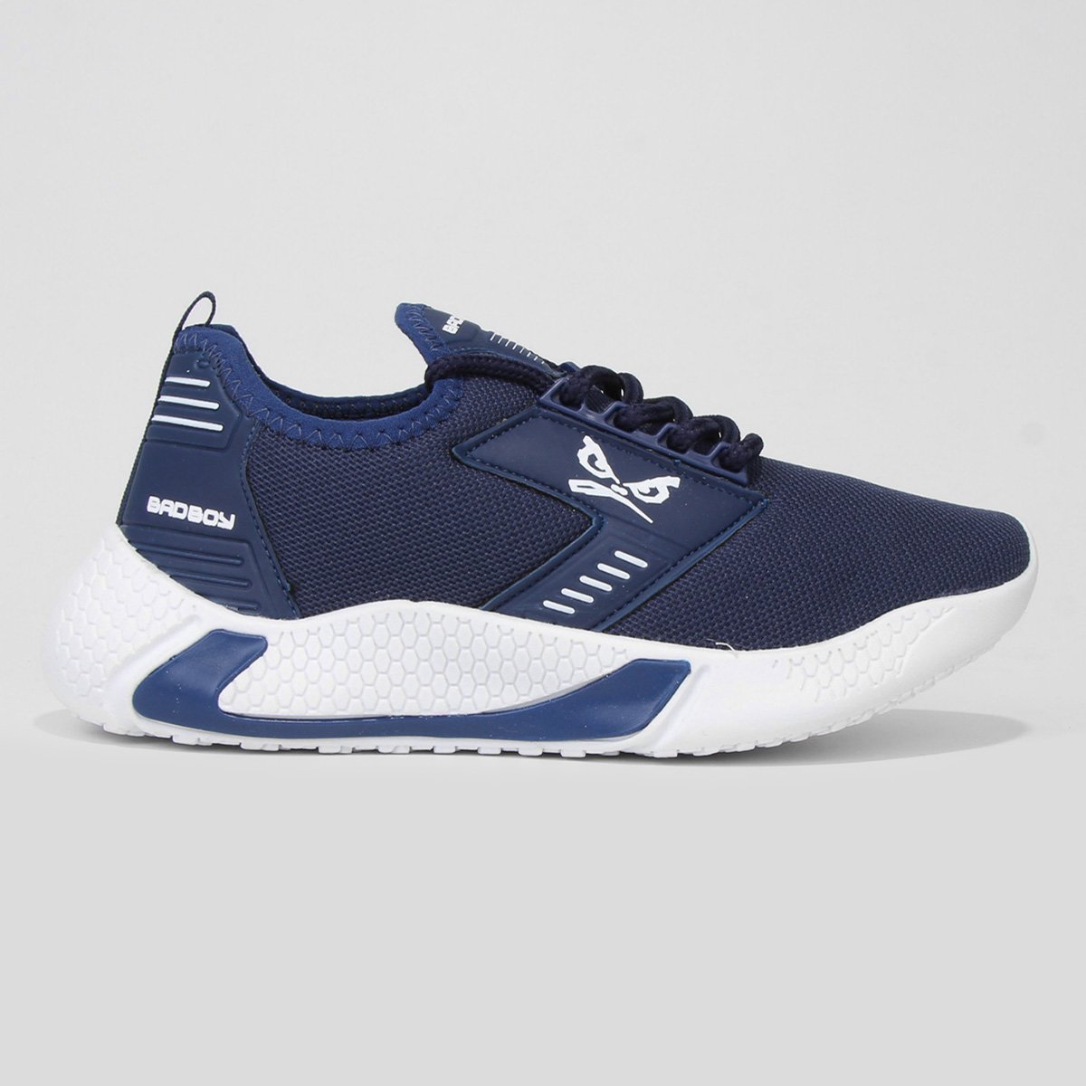 Tênis Jogger Infantil Bad Boy Cano Baixo Magic - Marinho+Branco Menor preço em Tênis Jogger Infantil Bad Boy Cano Baixo Magic - Marinho+Branco