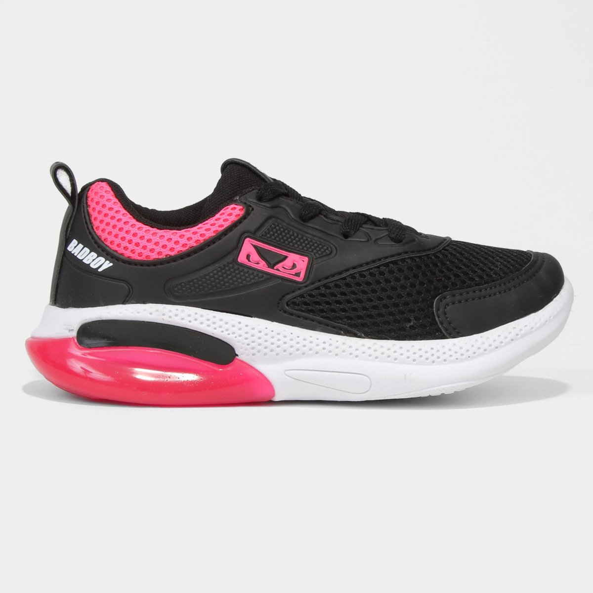 Tênis Jogger Infantil Bad Boy Vision - Preto+Pink é ruim? Tênis Jogger Infantil Bad Boy Vision - Preto+Pink é boa?