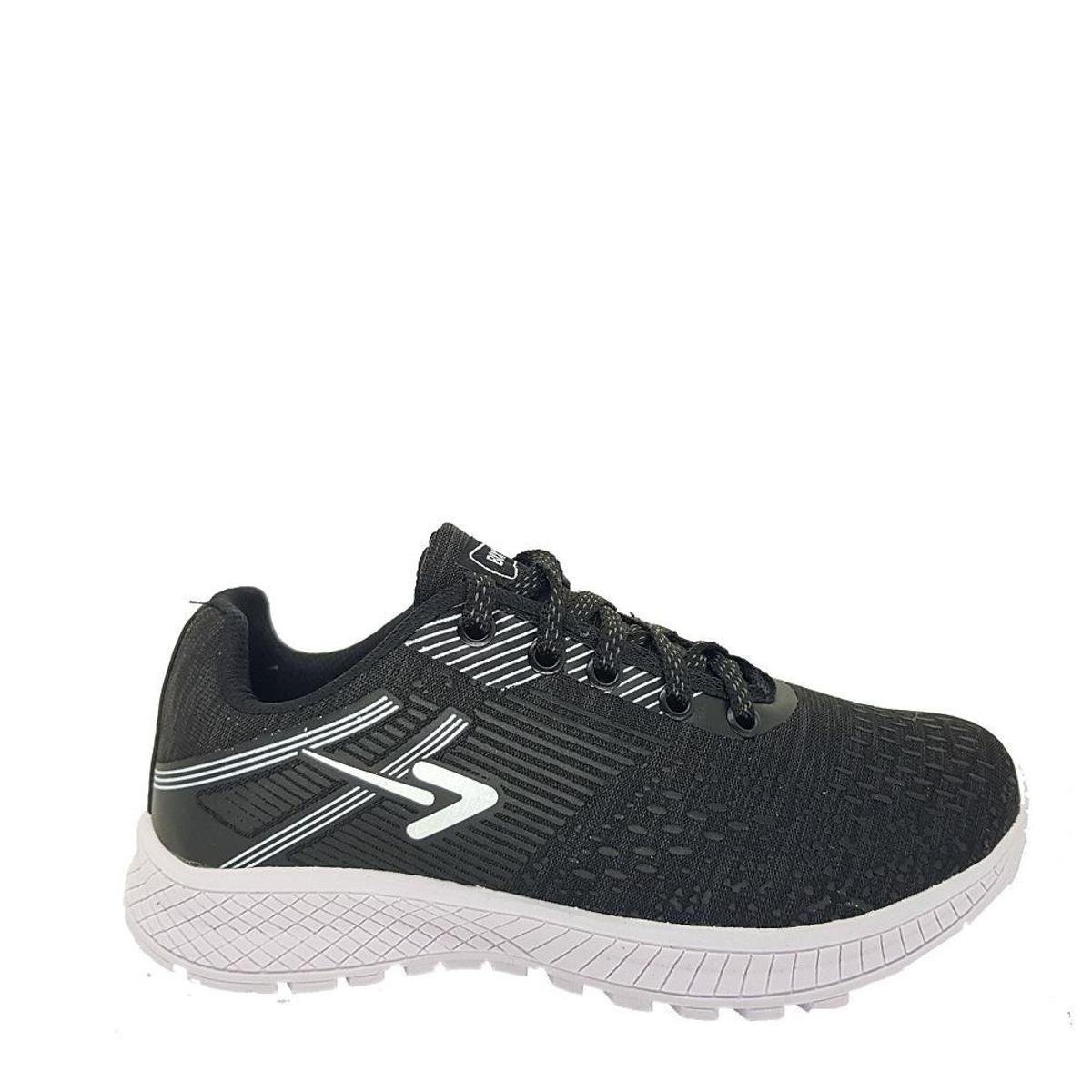 Tênis Jogging Box 200 Mesclado Cadarço Dia A Dia Feminino - Preto+Branco Menor preço em Tênis Jogging Box 200 Mesclado Cadarço Dia A Dia Feminino - Preto+Branco