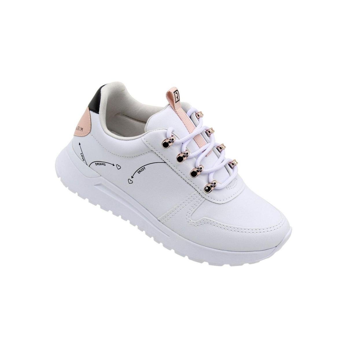Tênis Jogging Ramarim Love Dreams Flatform Casual Feminino - Branco - Branco Menor preço em Tênis Jogging Ramarim Love Dreams Flatform Casual Feminino - Branco - Branco