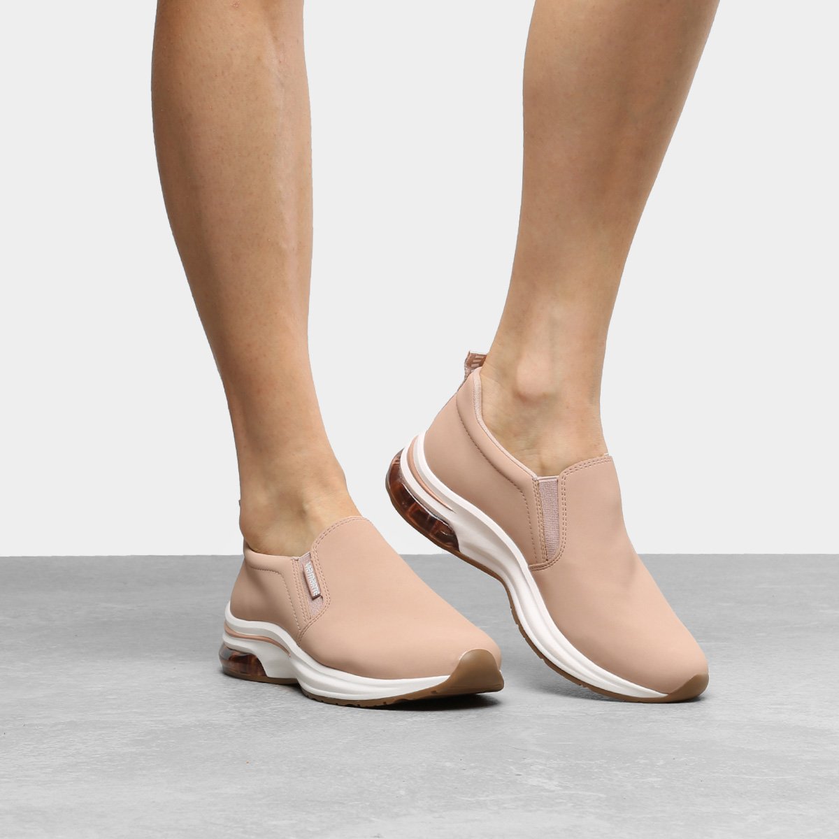 Tênis Sem Cadarço Via Marte 18-18505 Branco. | Zariff