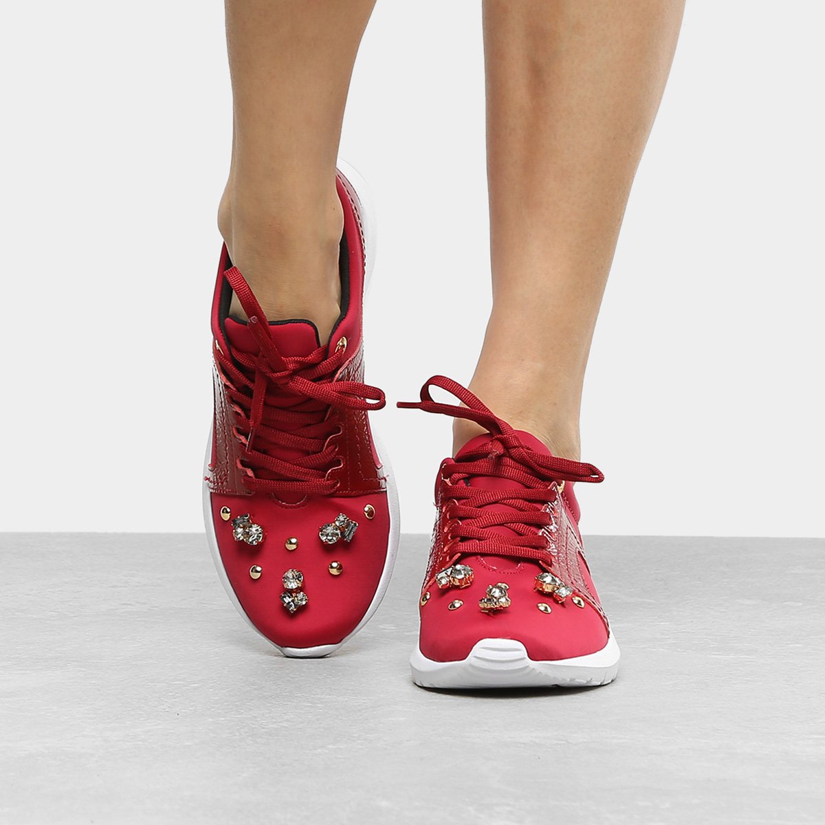 tenis vermelho jorge bischoff