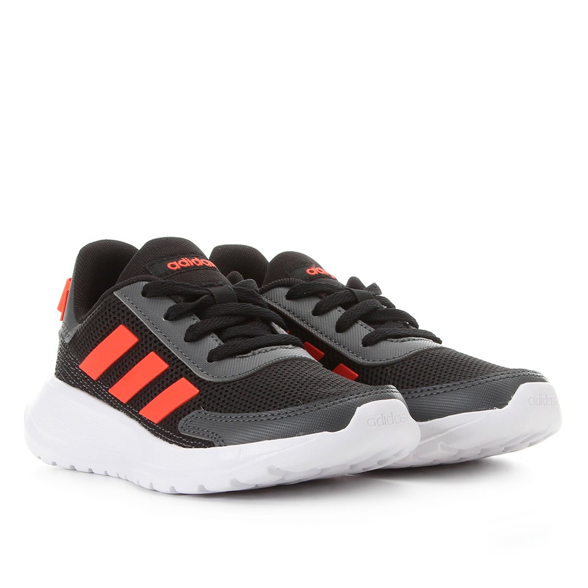 Tênis Juvenil Adidas Tensaur Run K - Preto+Vermelho Menor preço em Tênis Juvenil Adidas Tensaur Run K - Preto+Vermelho