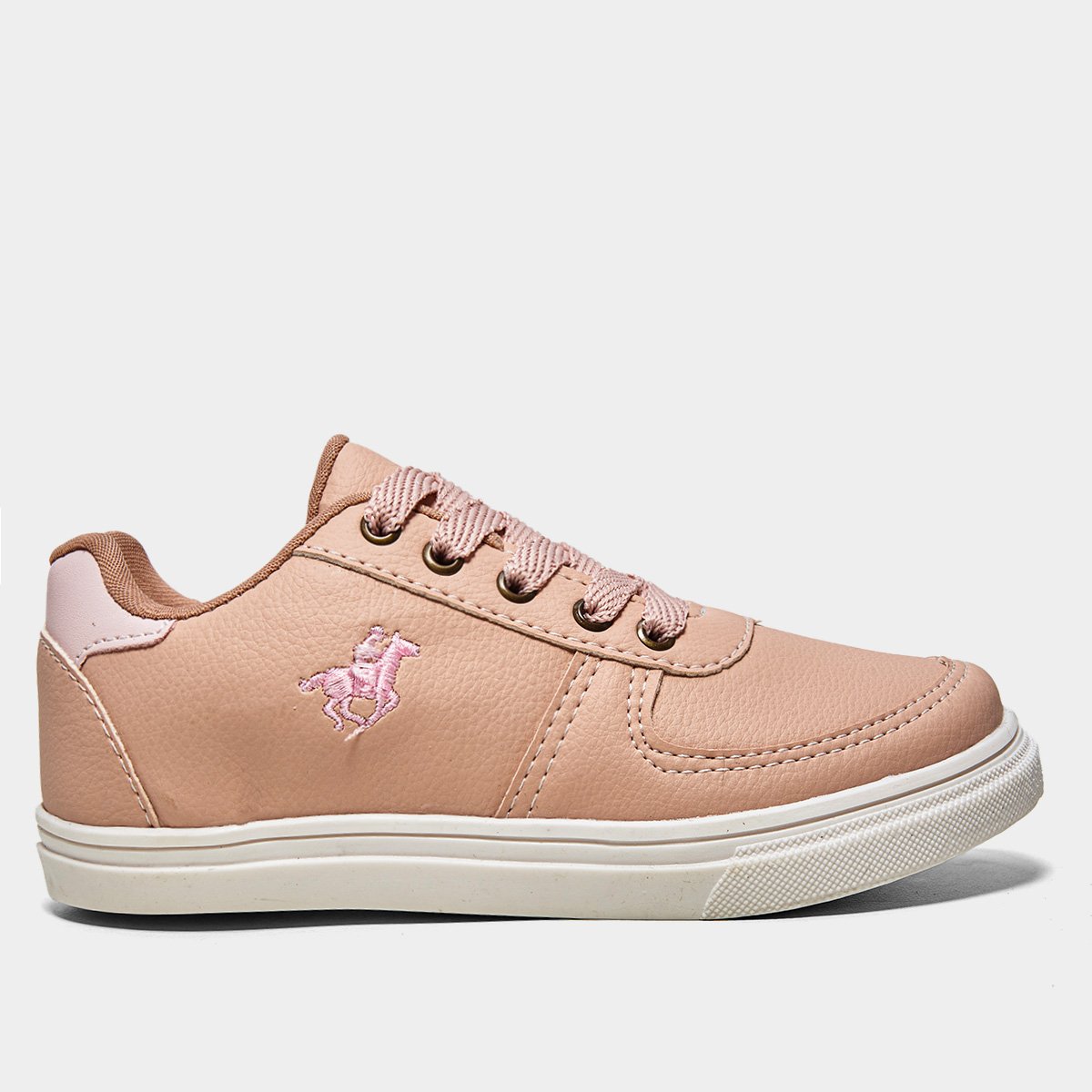 Tênis Juvenil Kurz Bordado Lateral Menina Menor preço em Tênis Juvenil Kurz Bordado Lateral Menina