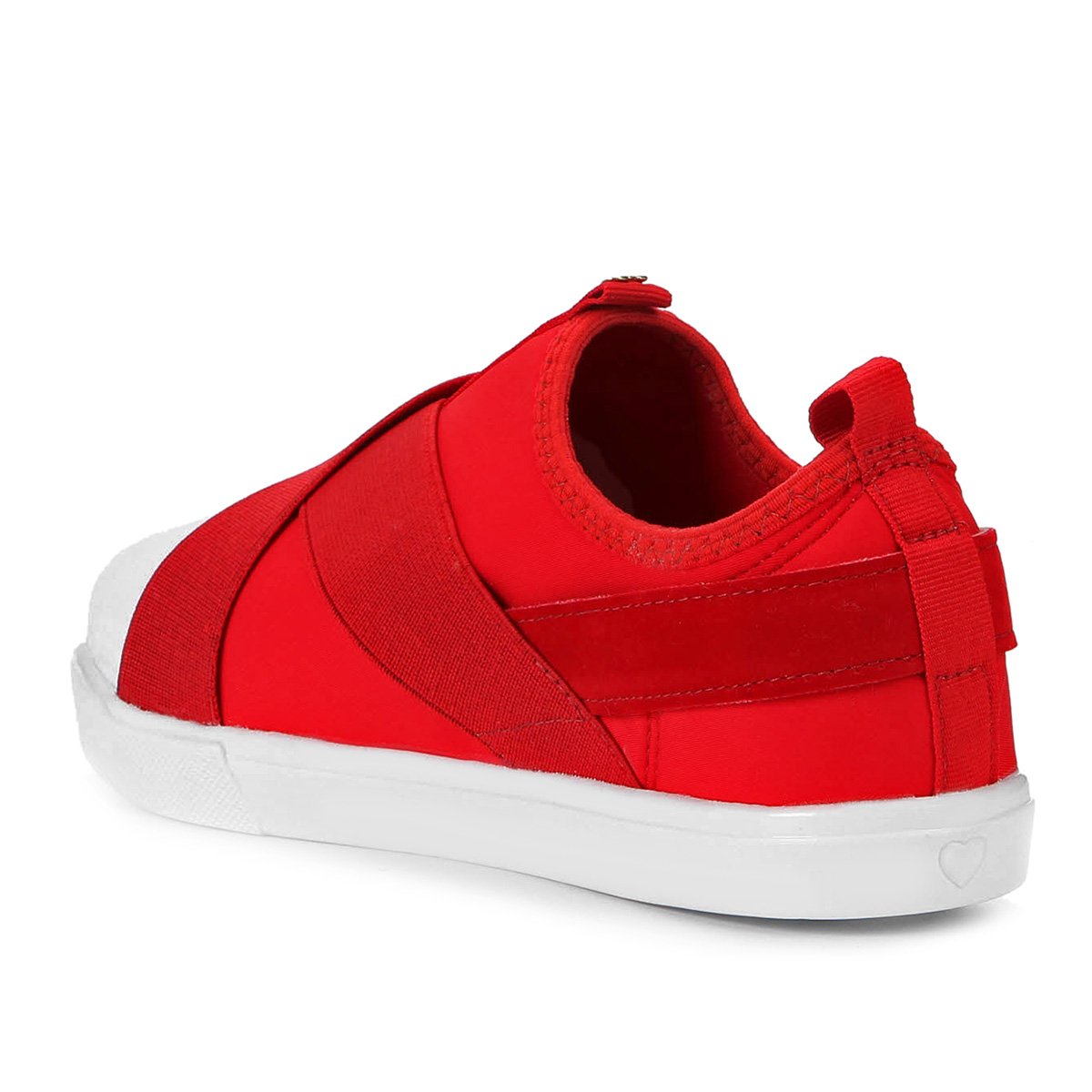 tenis molekinha vermelho
