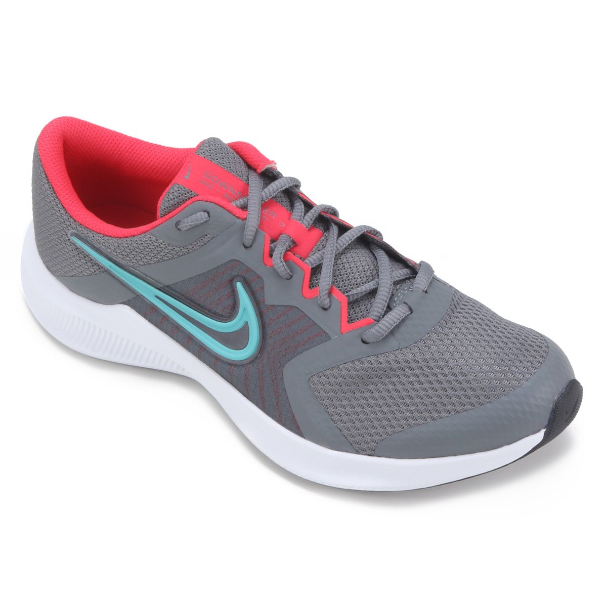 Tênis Juvenil Nike Downshifter11 - Cinza+Vermelho | Zattini