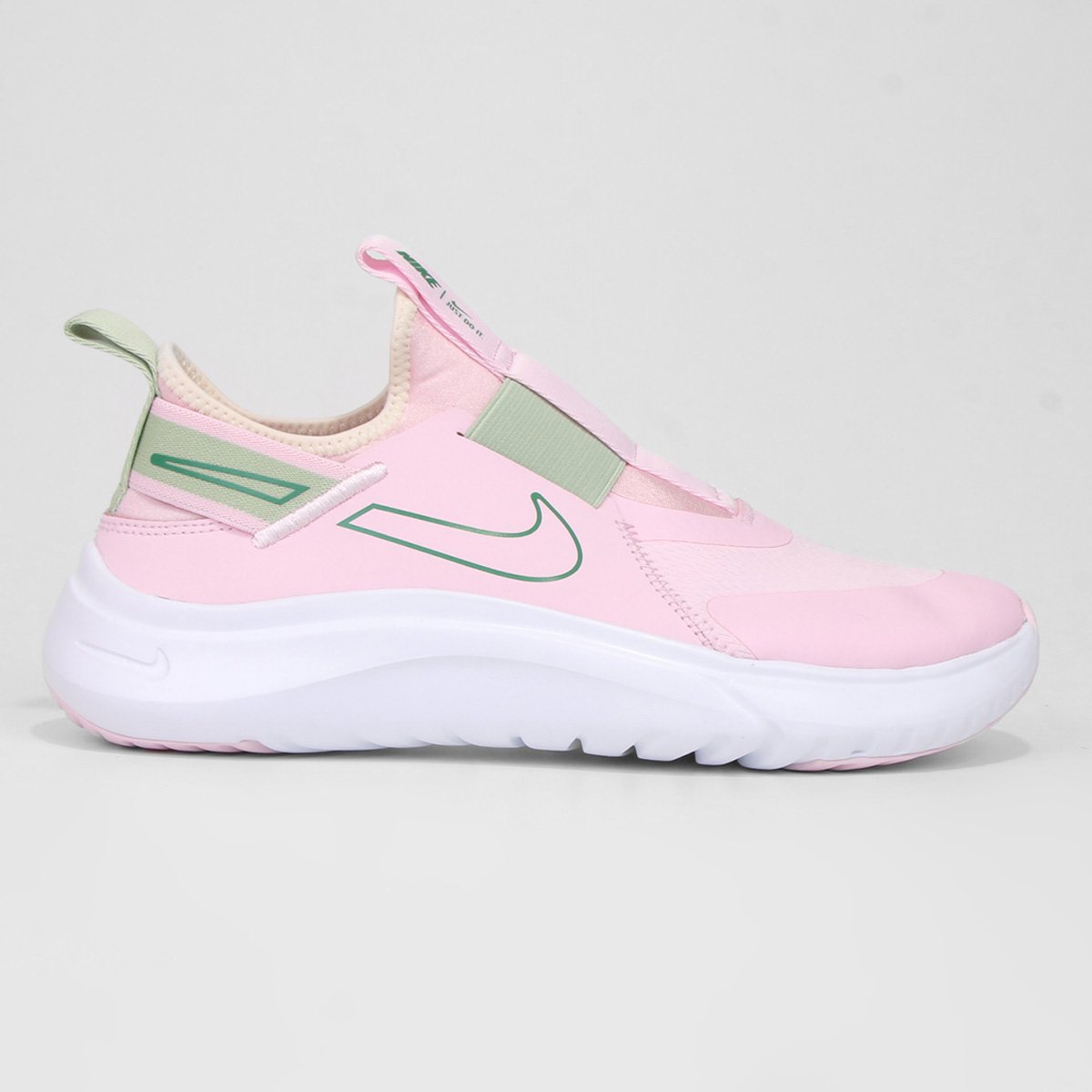 Tênis Juvenil Nike Flex Plus - Rosa+Verde Menor preço em Tênis Juvenil Nike Flex Plus - Rosa+Verde