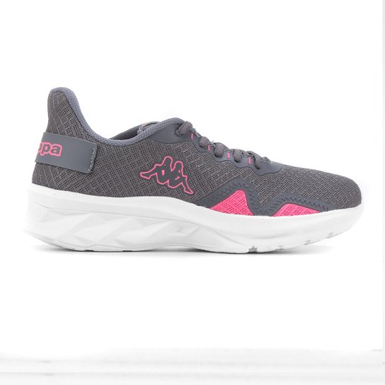 Tênis Kappa Dive Feminino - Cinza+Pink