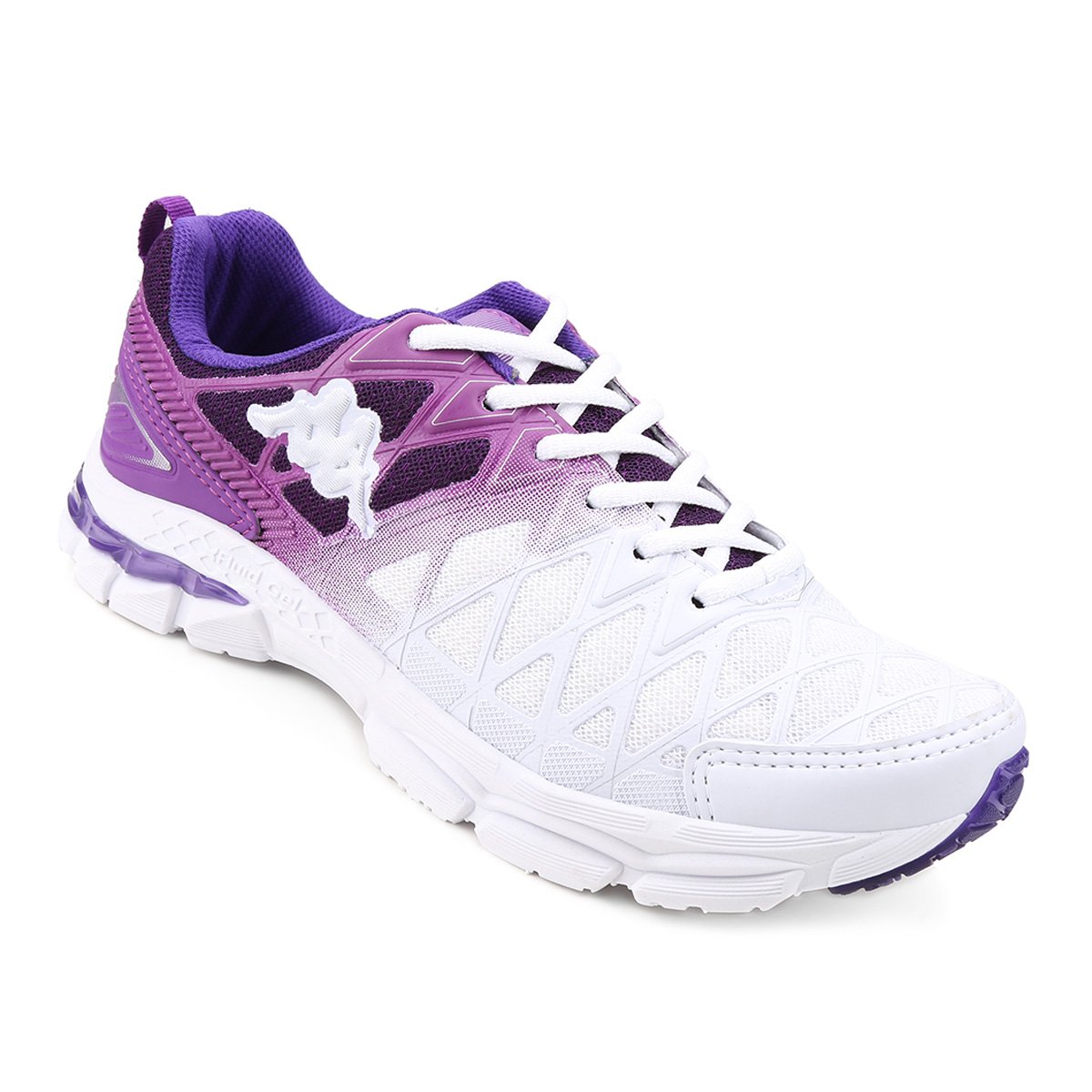 Tênis Kappa Impact Feminino - Branco+Roxo Menor preço em Tênis Kappa Impact Feminino - Branco+Roxo