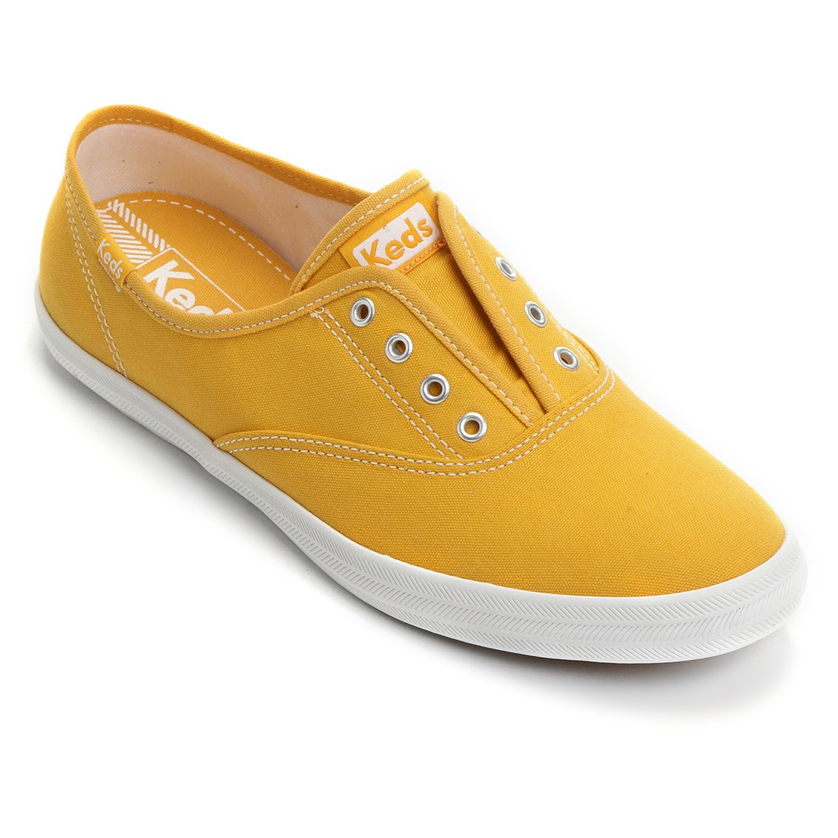 Skipper Canvas Keds Amarelo T Nis Shops Feminino Skipper