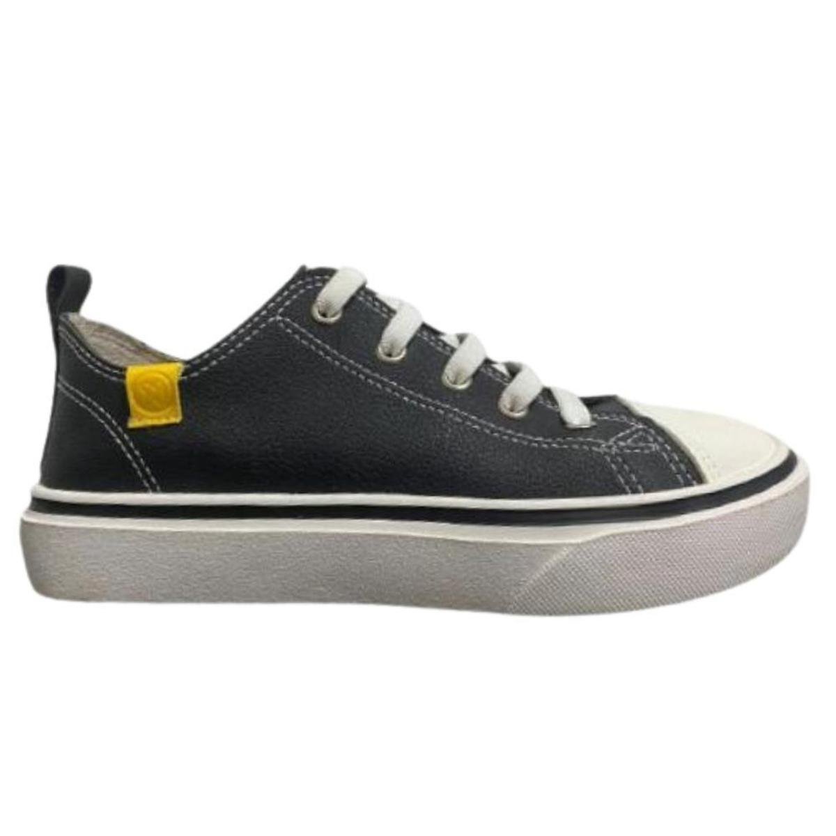 TÊNIS KLIN FREESTYLE CANO BAIXO INFANTIL REF:260029 - Preto+Amarelo Menor preço em TÊNIS KLIN FREESTYLE CANO BAIXO INFANTIL REF:260029 - Preto+Amarelo
