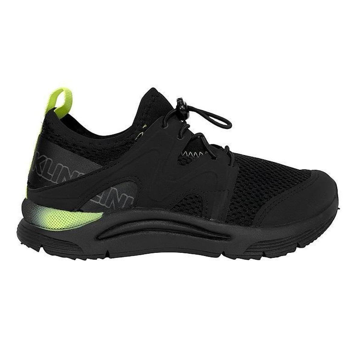 Tênis Klin Infantil Masculino / 480020000 - Preto+Verde Limão Menor preço em Tênis Klin Infantil Masculino / 480020000 - Preto+Verde Limão