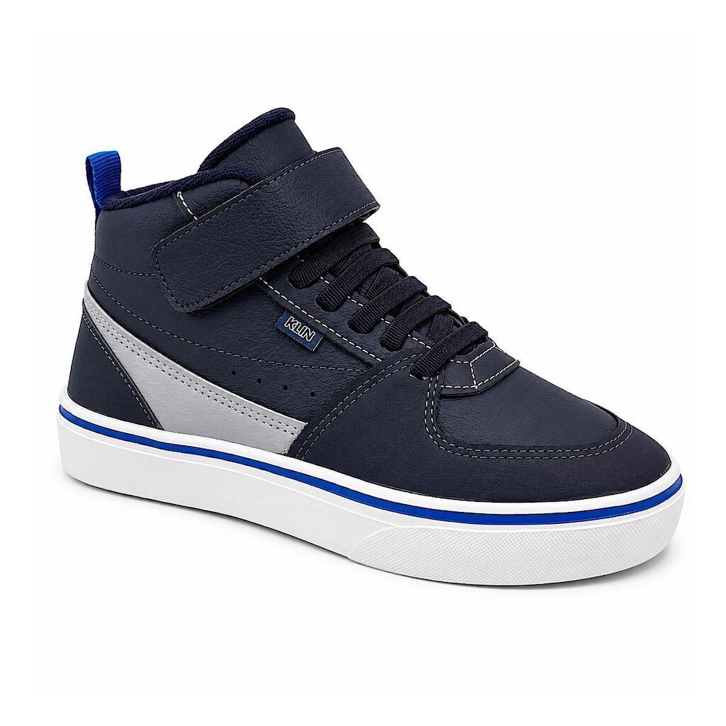Tênis Klin Sneakers Freestyle Kids Cano Alto 256138 Marinho
