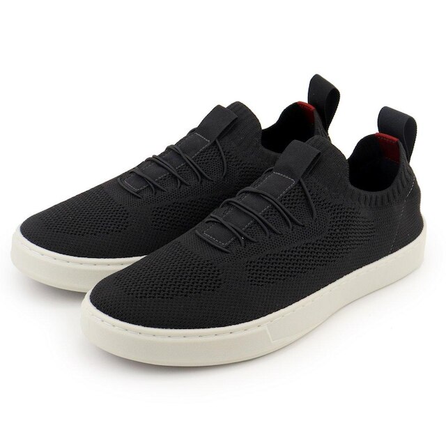 Tênis Knit Casual Masculino Slip On Malha Respirável Sem Cadarço Super Leve e Confortável