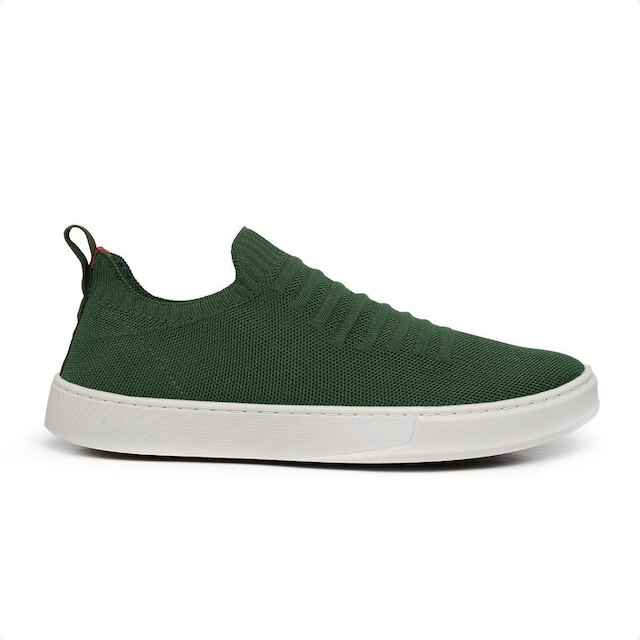 Tênis Knit Casual Masculino Slip On Malha Respirável Sem Cadarço Super Leve e Confortável