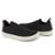 Tênis Knit Trançado Casual Masculino Slip On Malha Respirável Sem Cadarço Super Leve e Confortável - Preto+Branco