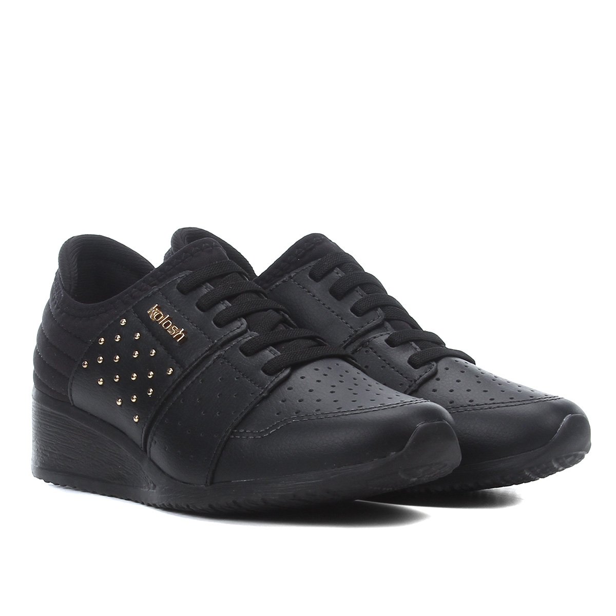 Tênis Kolosh Anabela Tachas Feminino - Preto é boa?