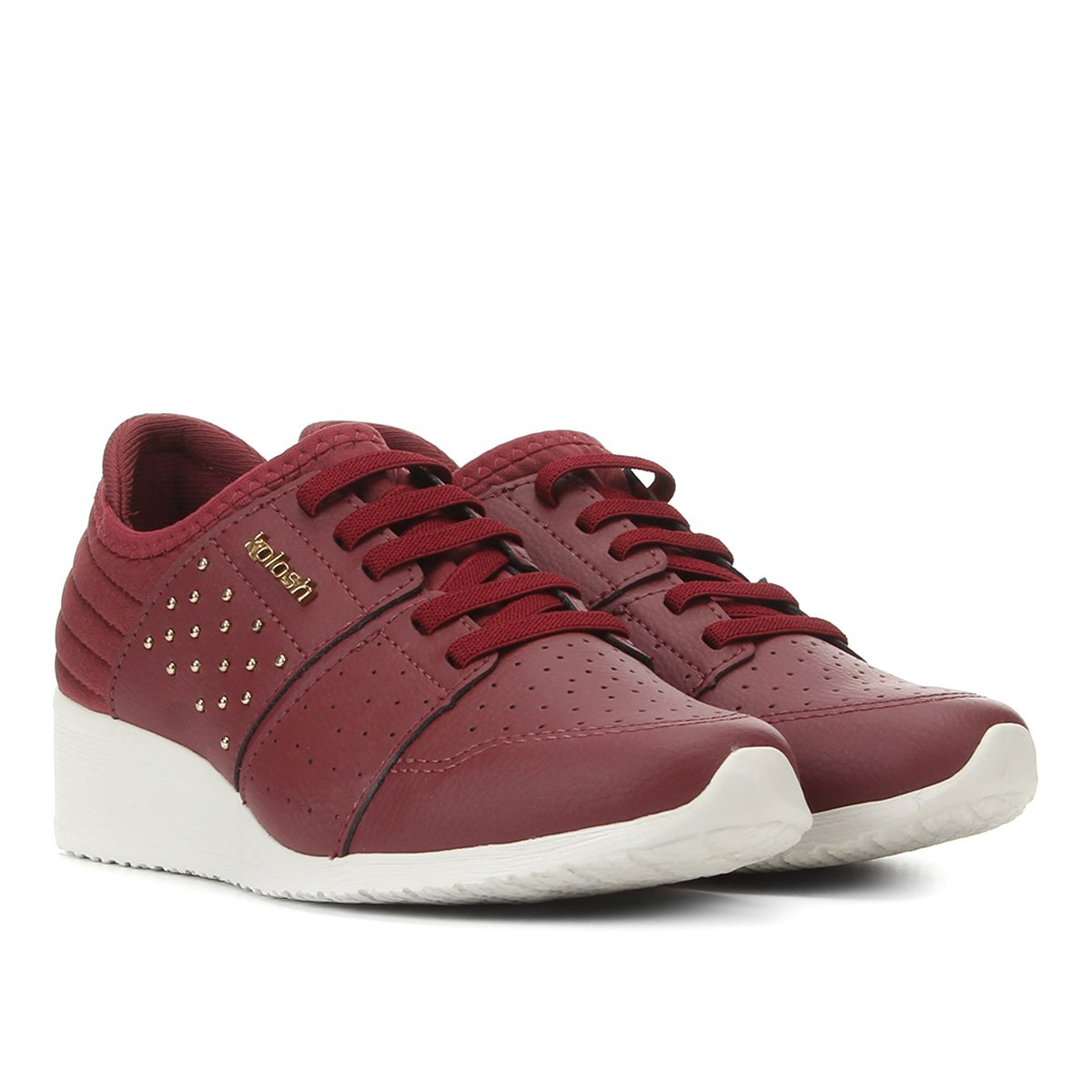 Tênis Kolosh Anabela Tachas Feminino - Vinho é ruim? Tênis Kolosh Anabela Tachas Feminino - Vinho é boa?