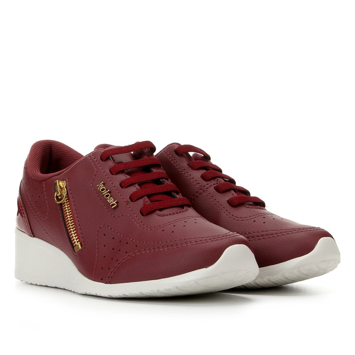 Tênis Kolosh Anabela Zíper Lateral Feminino - Vermelho é ruim? Tênis Kolosh Anabela Zíper Lateral Feminino - Vermelho é boa?