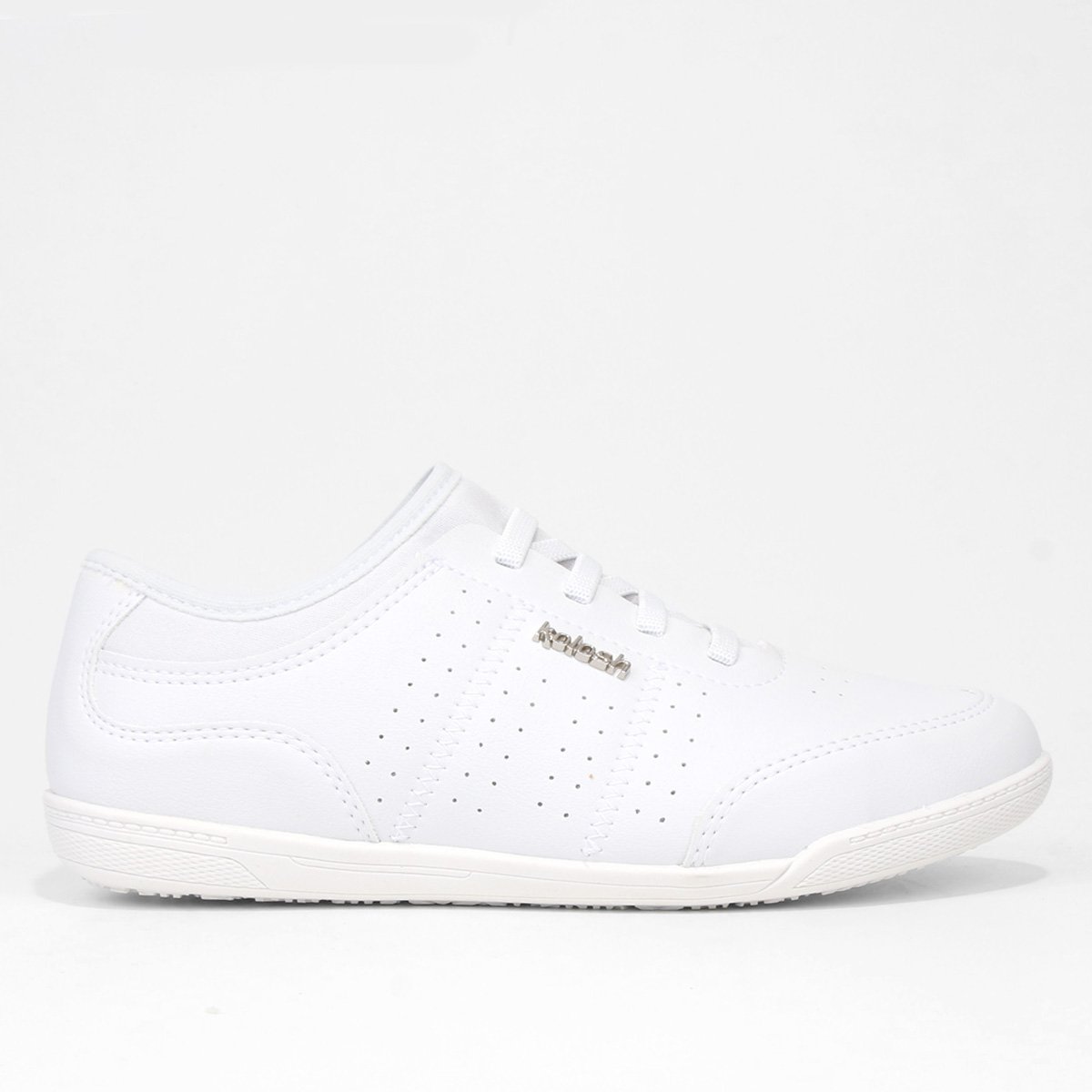 Tênis Kolosh Básico Casual Com Perfuros Feminino - Branco Menor preço em Tênis Kolosh Básico Casual Com Perfuros Feminino - Branco