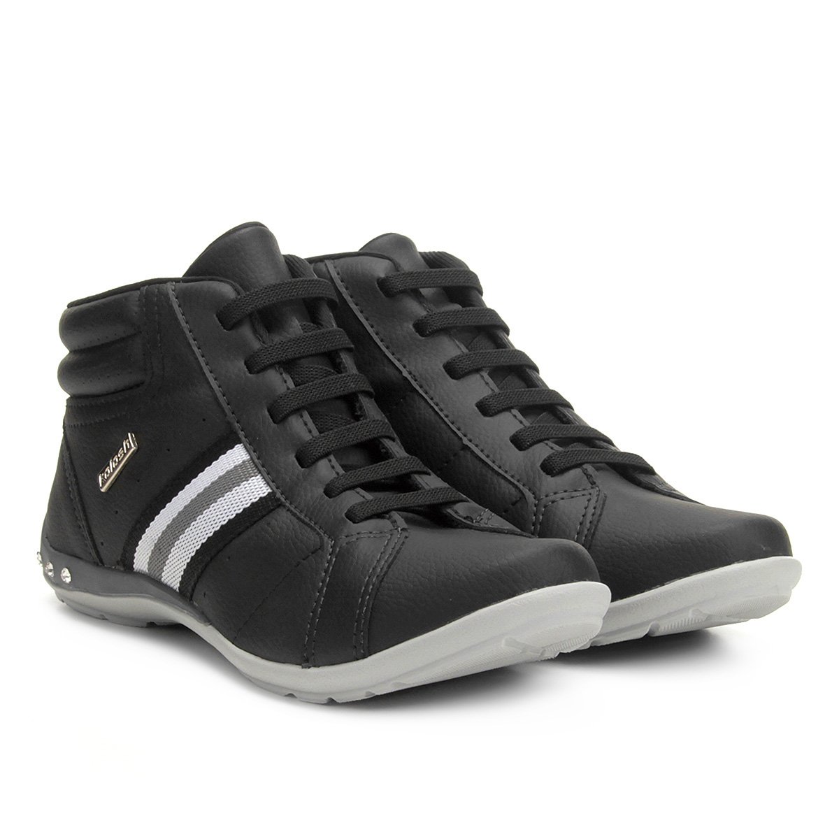 tênis kolosh zíper lateral elástico feminino