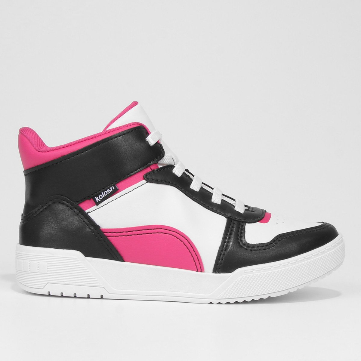 Tênis Kolosh Cano Médio Feminino - Branco+Preto é ruim? Tênis Kolosh Cano Médio Feminino - Branco+Preto é boa?